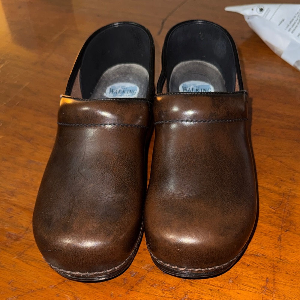 Womens Brown Leather Shoes